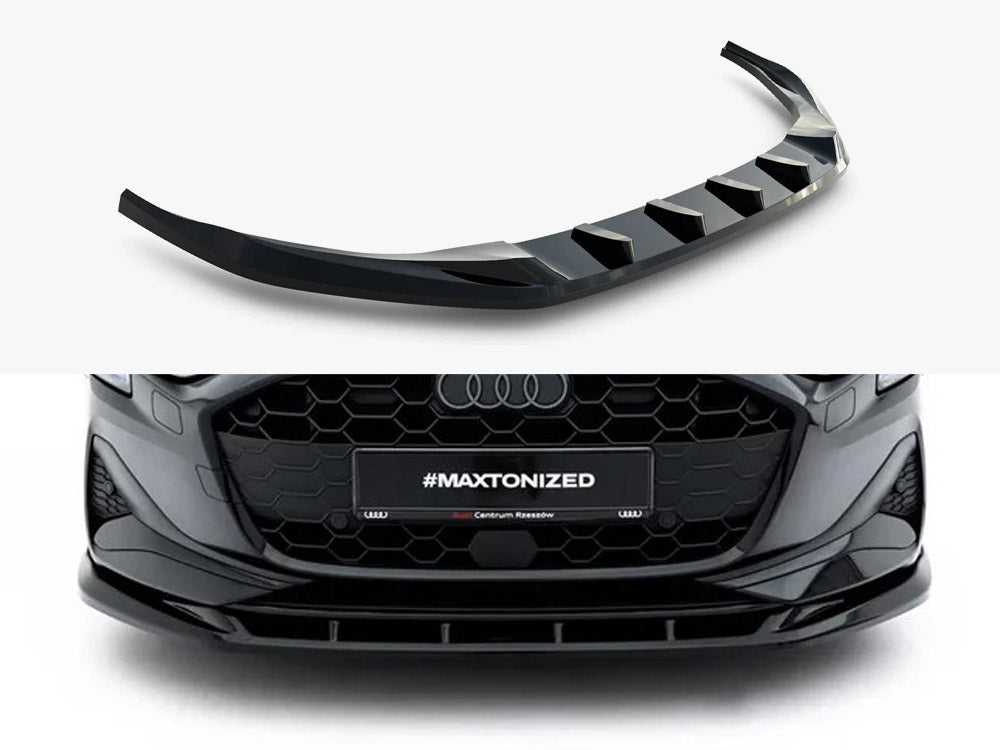 Front Splitter V.2 compatible with Audi A3 Sedan 8Y Facelift