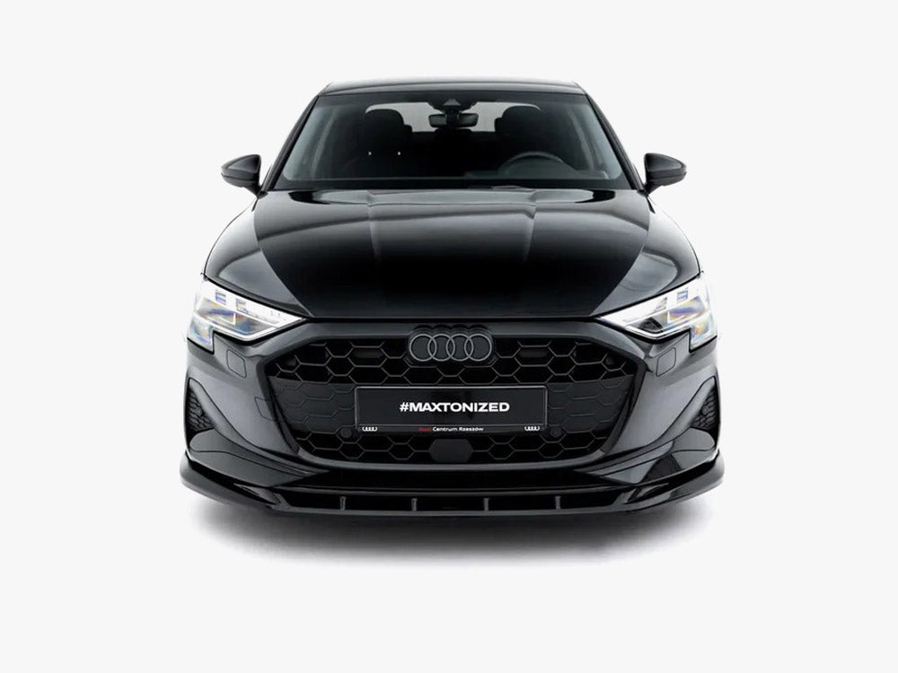 Front Splitter V.2 compatible with Audi A3 Sedan 8Y Facelift