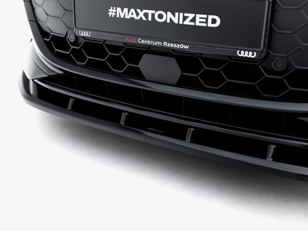 Front Splitter V.2 compatible with Audi A3 Sedan 8Y Facelift