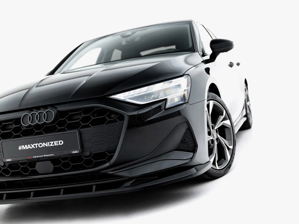 Front Splitter V.2 compatible with Audi A3 Sedan 8Y Facelift
