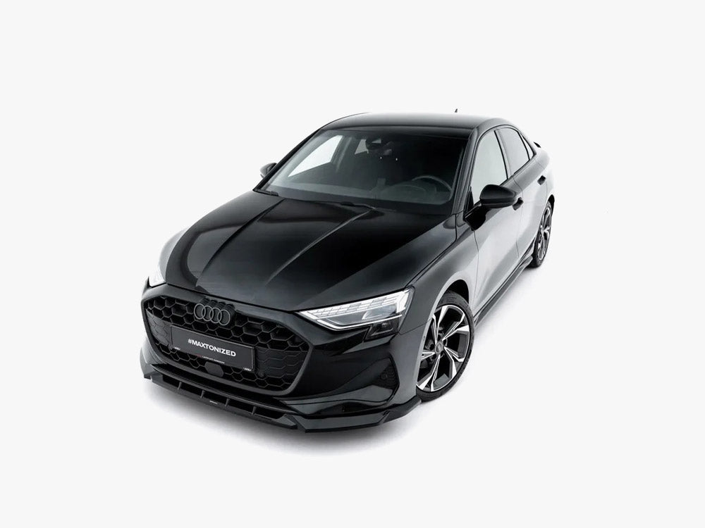 Front Splitter V.1 compatible with Audi A3 Sedan 8Y Facelift