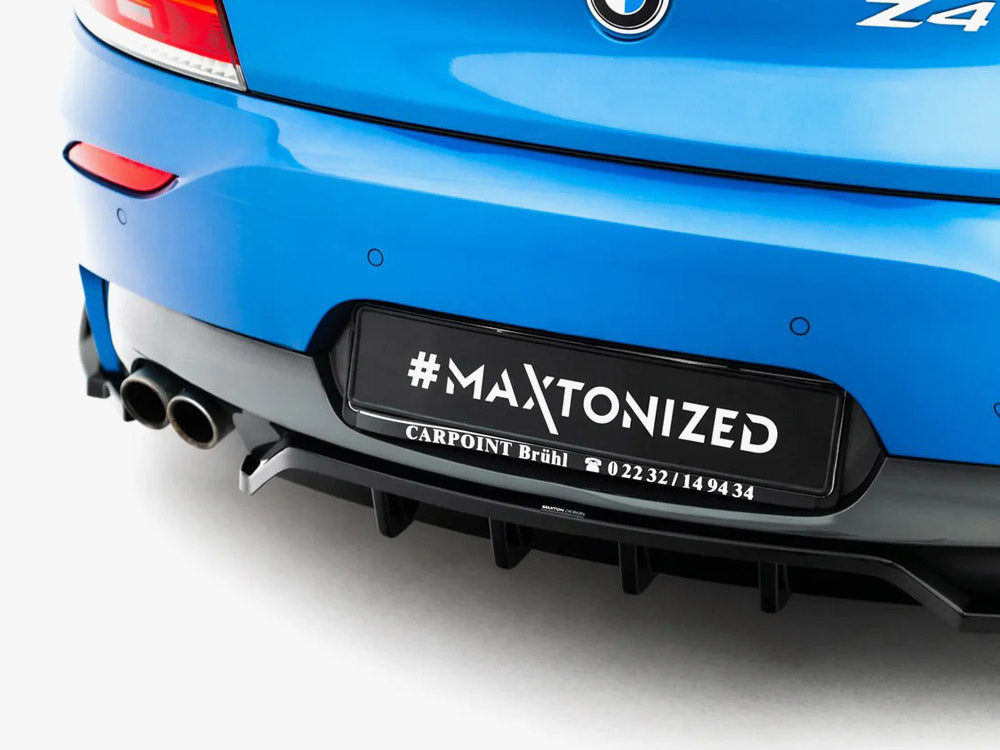 Rear Splitter (Vertical Bars) V.2 compatible with BMW Z4 M-Pack E89 Facelift