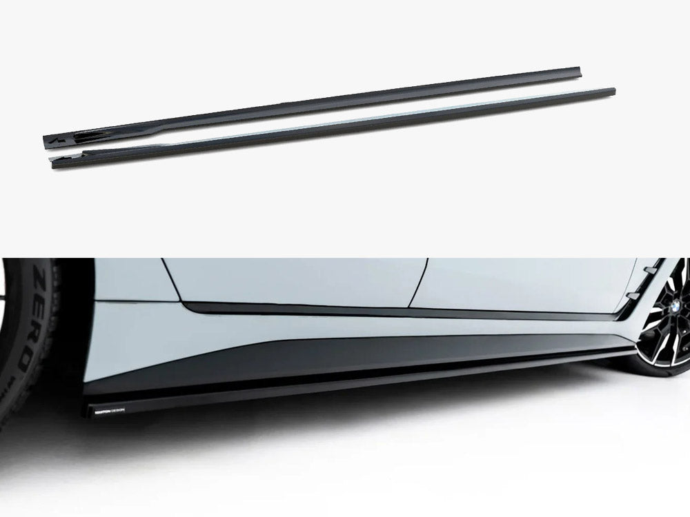 Side Skirts Diffusers V.1 compatible with BMW 4 Gran Coupe M-Pack / M440i G26