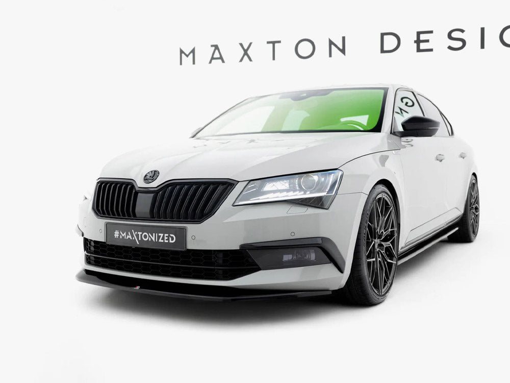 Front Splitter V.1 compatible with Skoda Superb Liftback / Estate Mk3