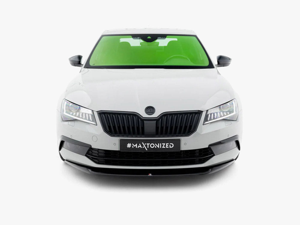 Front Splitter V.1 compatible with Skoda Superb Liftback / Estate Mk3