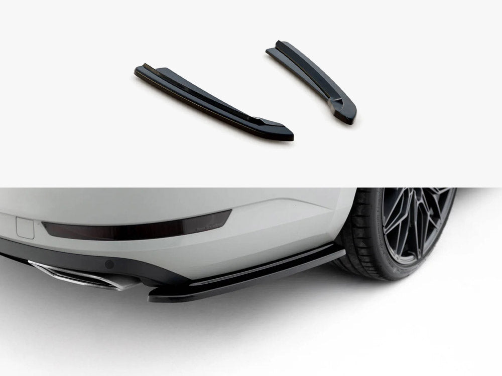 Rear Side Splitters V.1 compatible with Skoda Superb Liftback / Estate Mk3