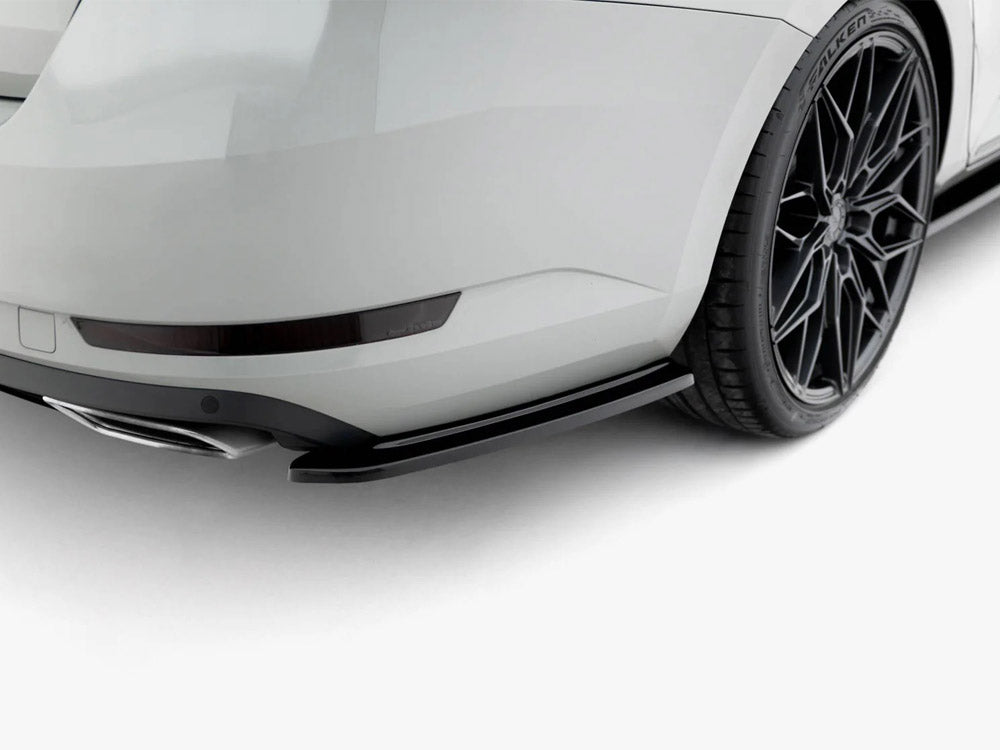 Rear Side Splitters V.1 compatible with Skoda Superb Liftback / Estate Mk3