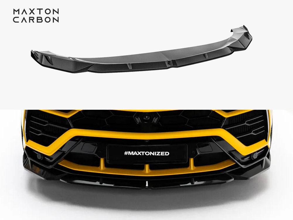 Prepreg Carbon Fiber Front Splitter compatible with Lamborghini Urus Mk1