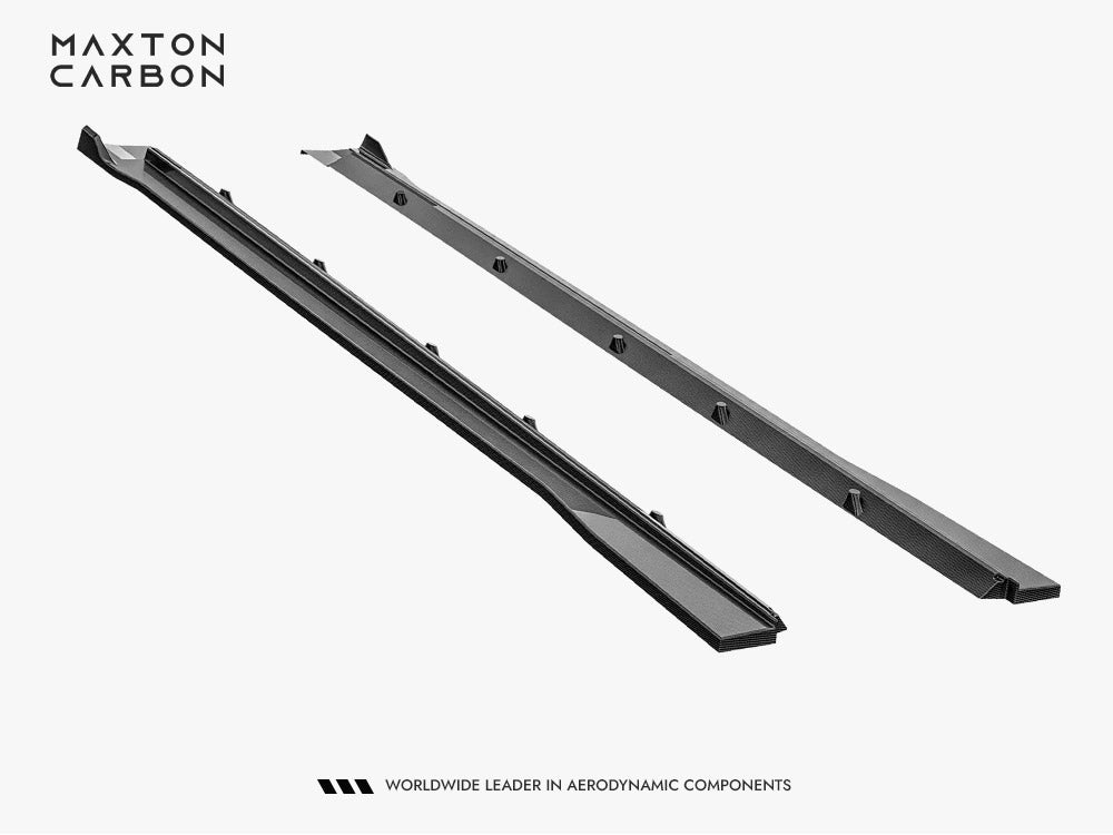 Prepreg Carbon Fiber Side Skirts compatible with Lamborghini Urus Mk1
