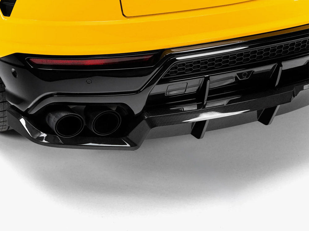 Prepreg Carbon Fiber Rear Splitter (Vertical Bars) compatible with Lamborghini Urus Mk1