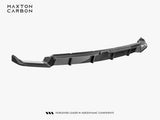 Prepreg Carbon Fiber Rear Splitter (Vertical Bars) compatible with Lamborghini Urus Mk1