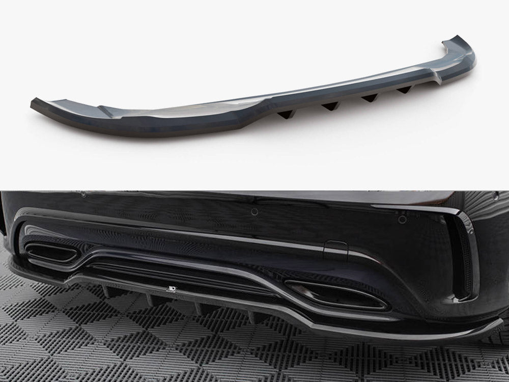 Rear Splitter (Vertical Bars) compatible with Mercedes-Benz A AMG Line W176 Facelift