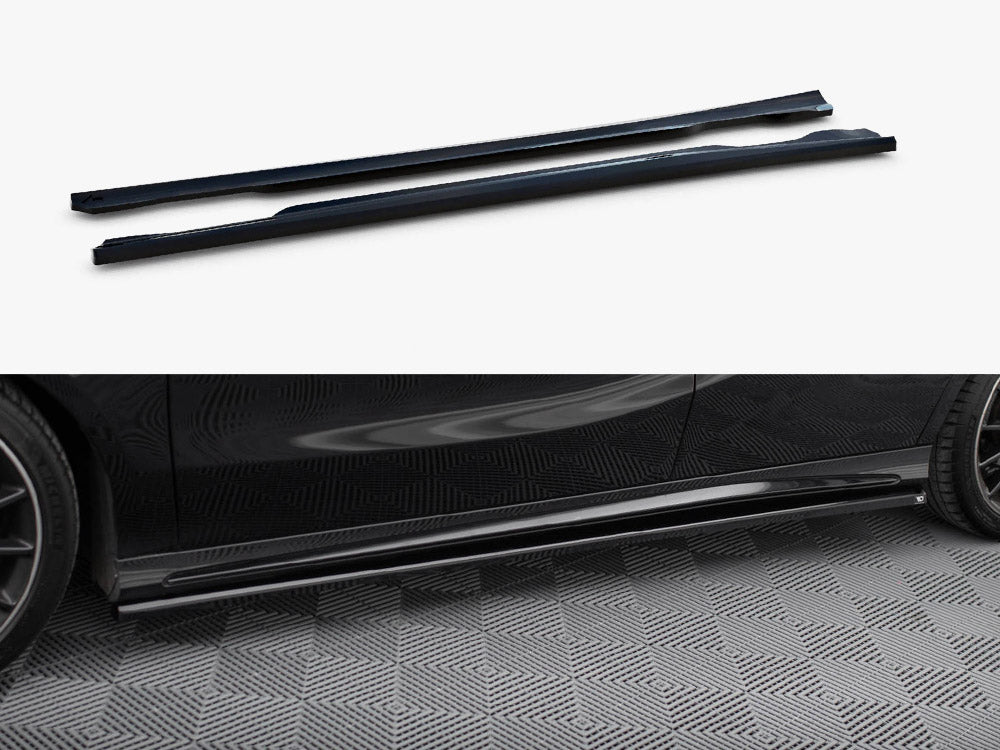 Side Skirts Diffusers compatible with Mercedes-Benz A AMG Line W176 Facelift
