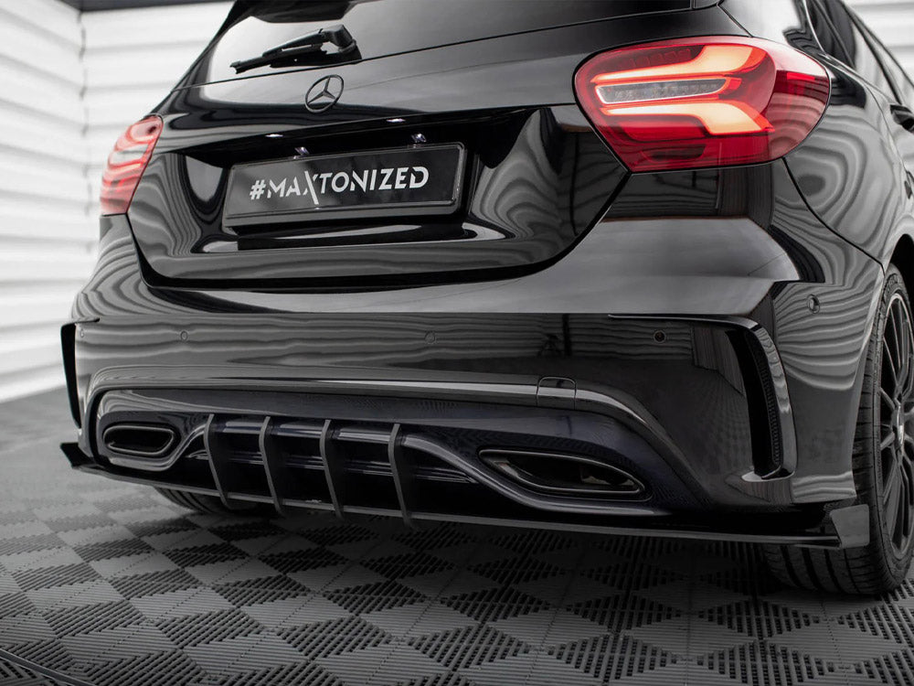 Rear Side Flaps compatible with Mercedes-Benz A AMG Line W176 Facelift
