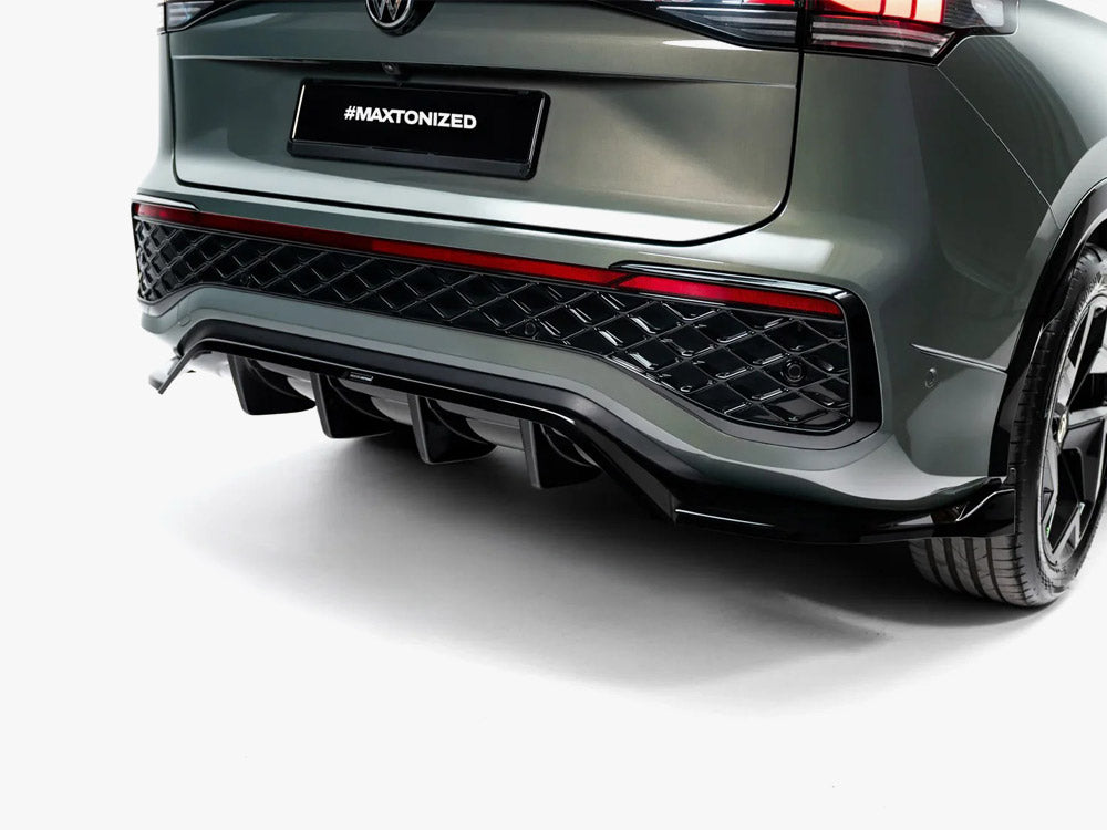 Rear Splitter (Vertical Bars) compatible with Volkswagen Tayron R-Line Mk1