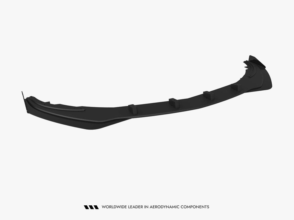 Street PRO Front Splitter + Flaps compatible with Mercedes-Benz A AMG Line W176 Facelift