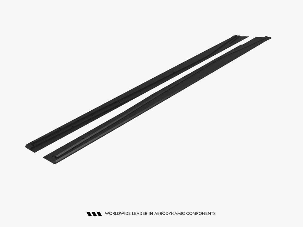 Street PRO Side Skirts Diffusers compatible with Mercedes-Benz A AMG Line W176 Facelift