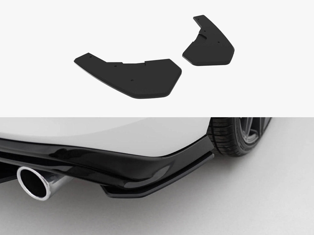 Street Pro Rear Side Splitters V.2 compatible with Volkswagen Golf GTI Mk8