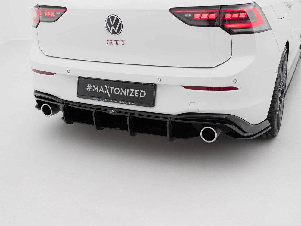 Street Pro Rear Side Splitters V.2 compatible with Volkswagen Golf GTI Mk8