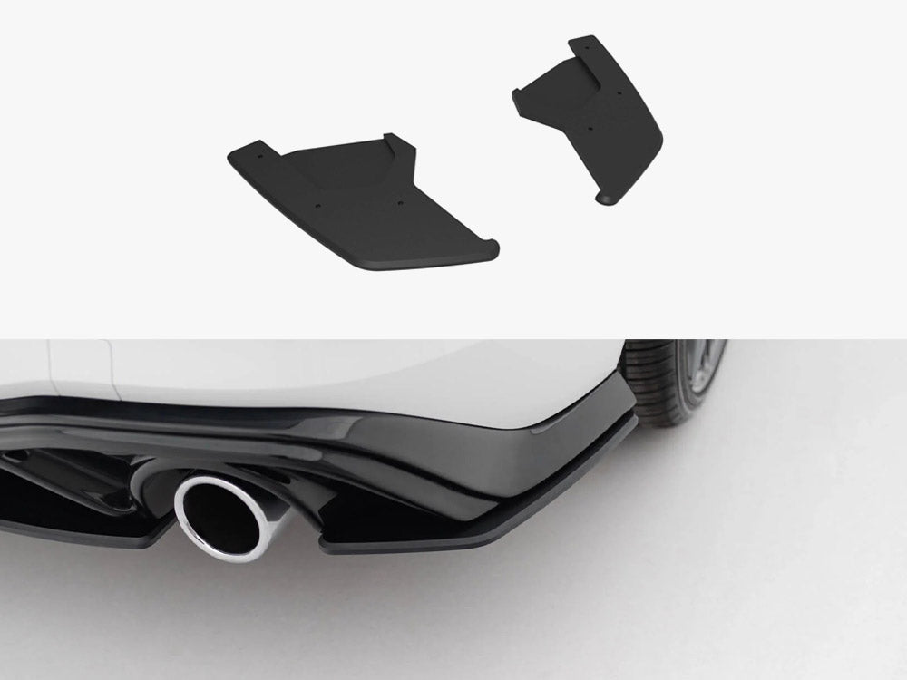 Street Pro Rear Side Splitters V.1 compatible with Volkswagen Golf GTI Mk8