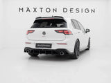 Street Pro Rear Side Splitters V.1 compatible with Volkswagen Golf GTI Mk8