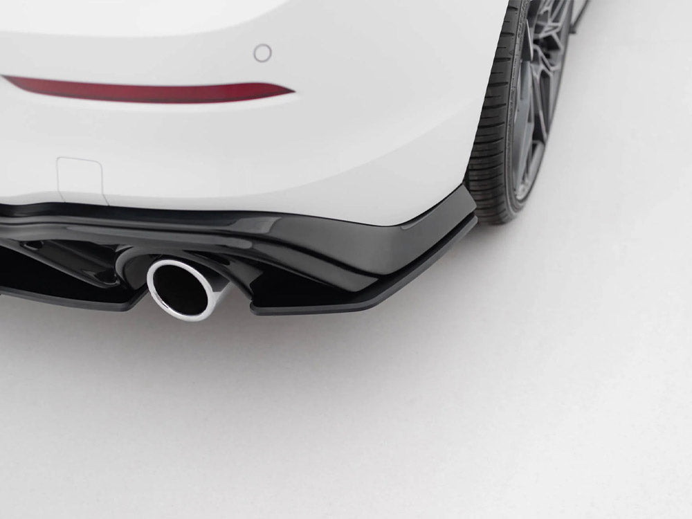 Street Pro Rear Side Splitters V.1 compatible with Volkswagen Golf GTI Mk8