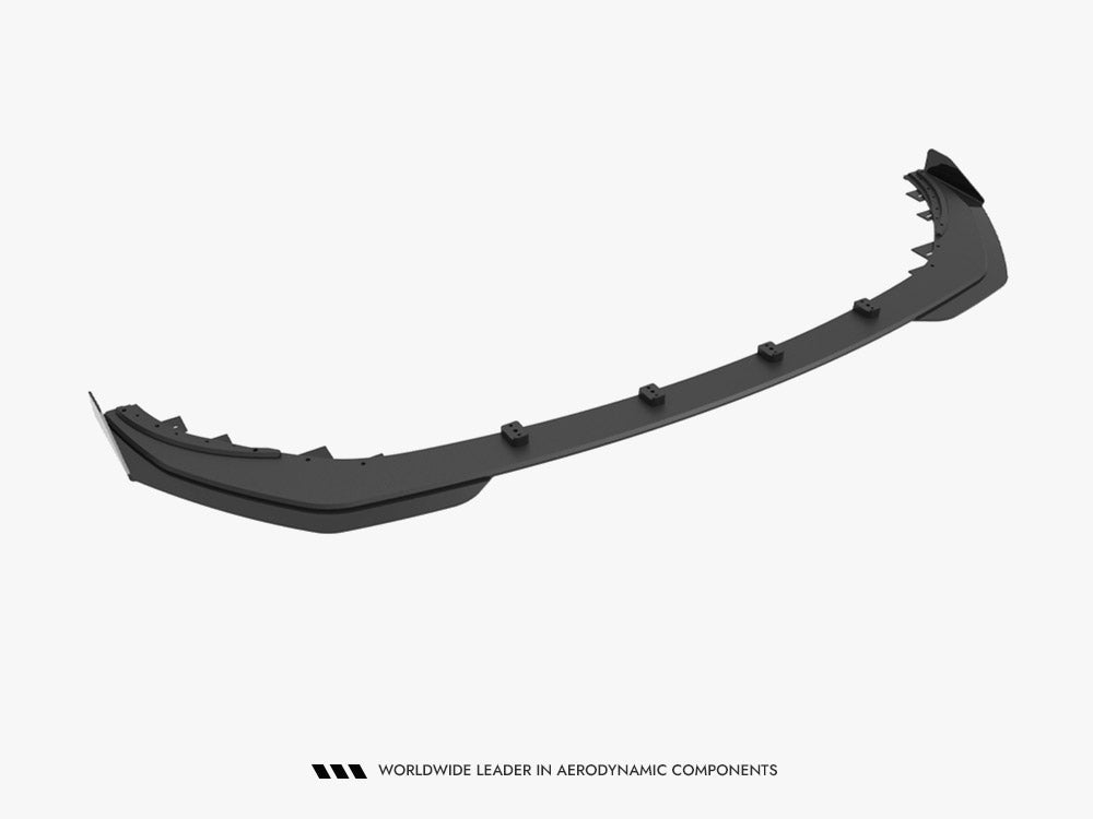 Street PRO Front Splitter + Flaps compatible with Mercedes-AMG C43 Coupe / Cabrio C205 Facelift / A205 Facelift