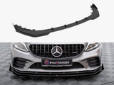 Street PRO Front Splitter + Flaps compatible with Mercedes-AMG C43 Coupe / Cabrio C205 Facelift / A205 Facelift