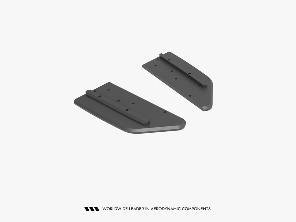 Street Pro Rear Side Splitters compatible with Mercedes-AMG C43 Coupe / Cabrio C205 Facelift / A205 Facelift