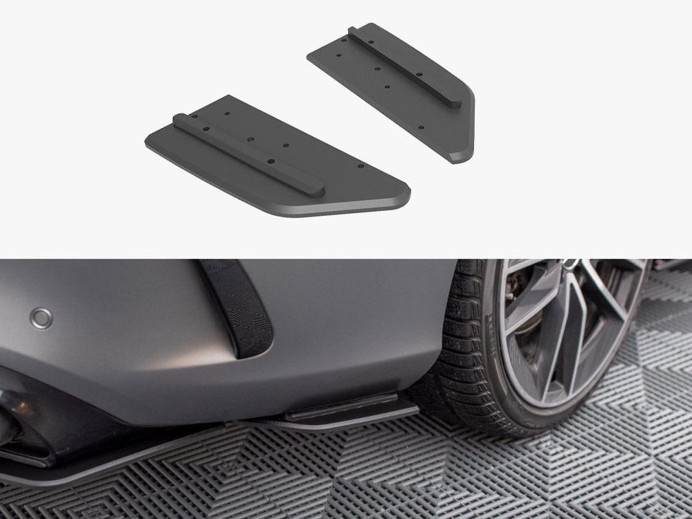 Street Pro Rear Side Splitters compatible with Mercedes-AMG C43 Coupe / Cabrio C205 Facelift / A205 Facelift