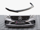 Front Splitter V.1 compatible with Mercedes-AMG C43 Coupe / Sedan / Estate C205 / W205 / S205 Facelift