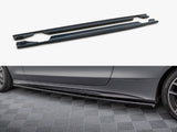 Side Skirt Diffusers compatible with Mercedes-AMG C43 Coupe / Cabrio C205 Facelift / A205 Facelift