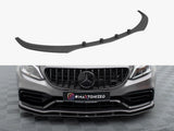 Street PRO Front Splitter compatible with Mercedes-AMG C63 Sedan / Estate W205 Facelift