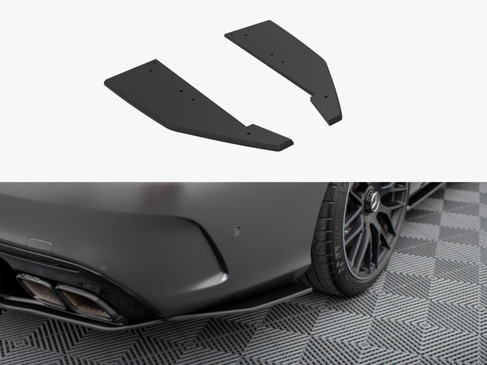 Street Pro Rear Side Splitters compatible with Mercedes-AMG C63 Sedan / Estate W205 Facelift
