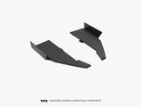 Street Pro Rear Side Splitters + Flaps compatible with Mercedes-AMG C63 Sedan / Estate W205 Facelift