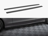 Street PRO Side Skirts Diffusers compatible with Mercedes-AMG C63 Sedan / Estate W205 Facelift