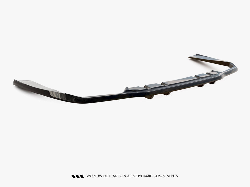 Rear Splitter (Vertical Bars) compatible with Mercedes-AMG C63 Sedan / Estate W205 Facelift