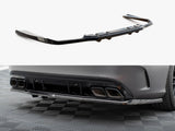 Rear Splitter (Vertical Bars) compatible with Mercedes-AMG C63 Sedan / Estate W205 Facelift