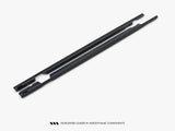 Side Skirts Diffusers compatible with Mercedes-AMG C63 Sedan / Estate W205 Facelift