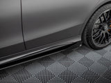 Side Flaps compatible with Mercedes-AMG C63 Sedan / Estate W205 Facelift