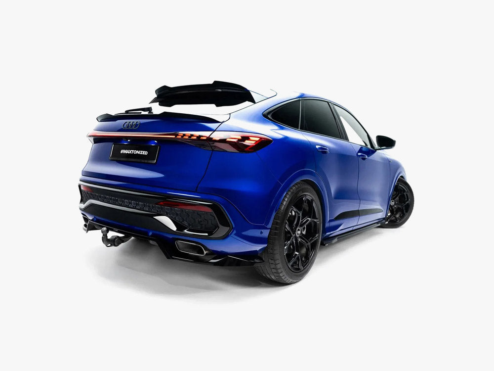 Rear Splitter (Vertical Bars) compatible with Audi Q5 S Line Sportback / SUV Mk3