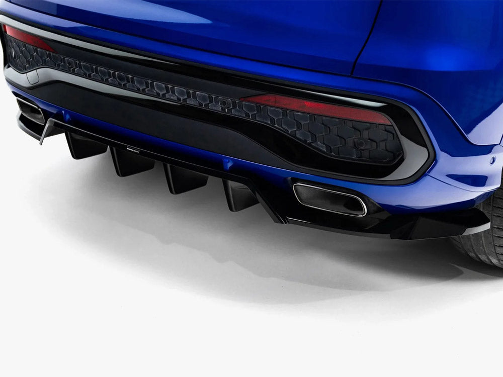 Rear Splitter (Vertical Bars) compatible with Audi Q5 S Line Sportback / SUV Mk3