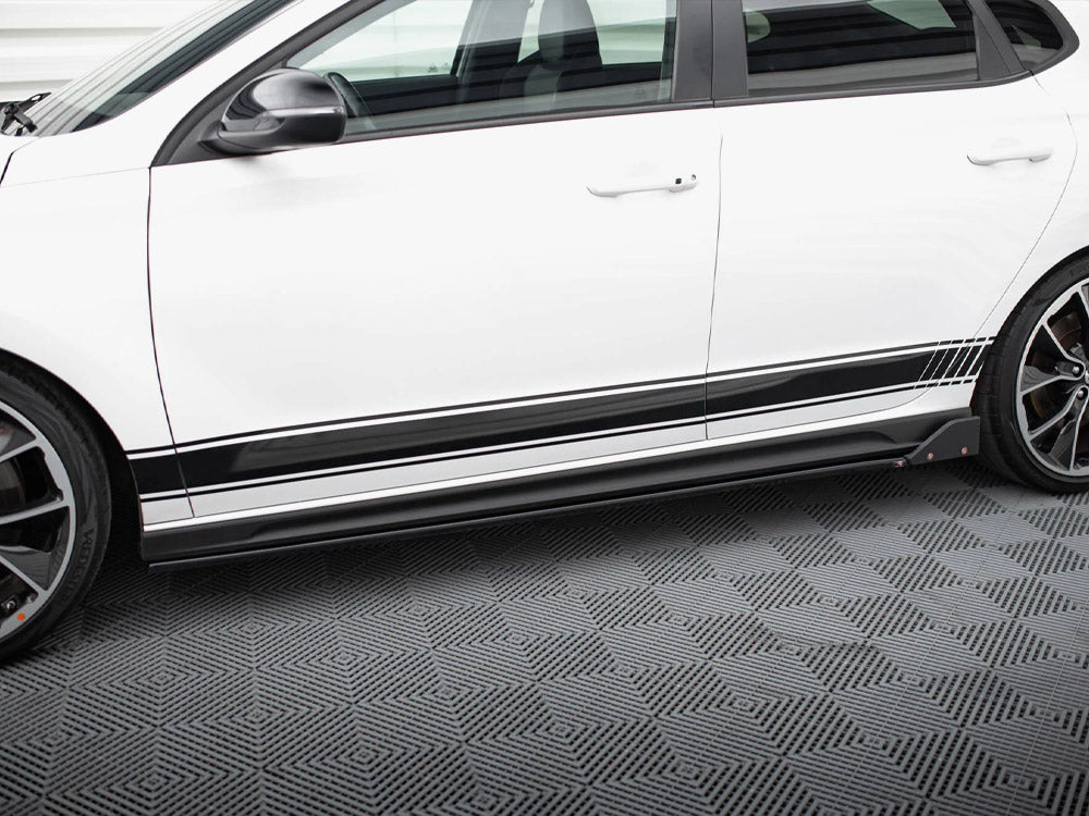 Side Skirt Diffusers V.5 + Flaps compatible with Hyundai i30 N / N Line Hatchback / Fastback Mk3 / Mk3 Facelift
