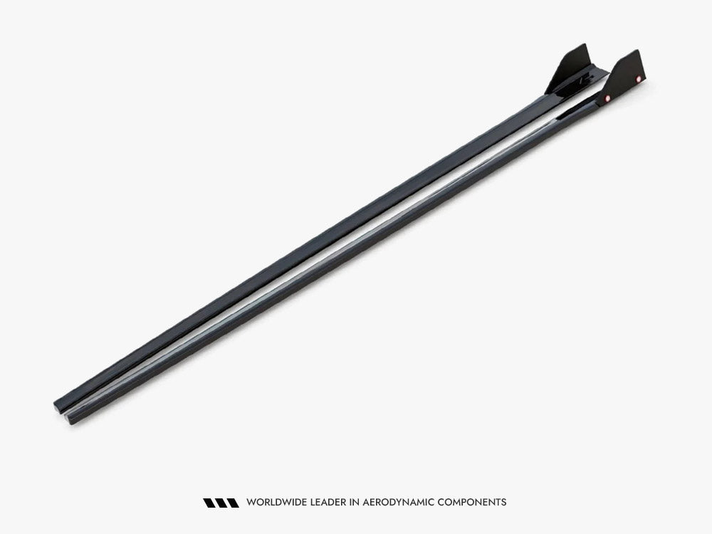 Side Skirt Diffusers V.5 + Flaps compatible with Hyundai i30 N / N Line Hatchback / Fastback Mk3 / Mk3 Facelift