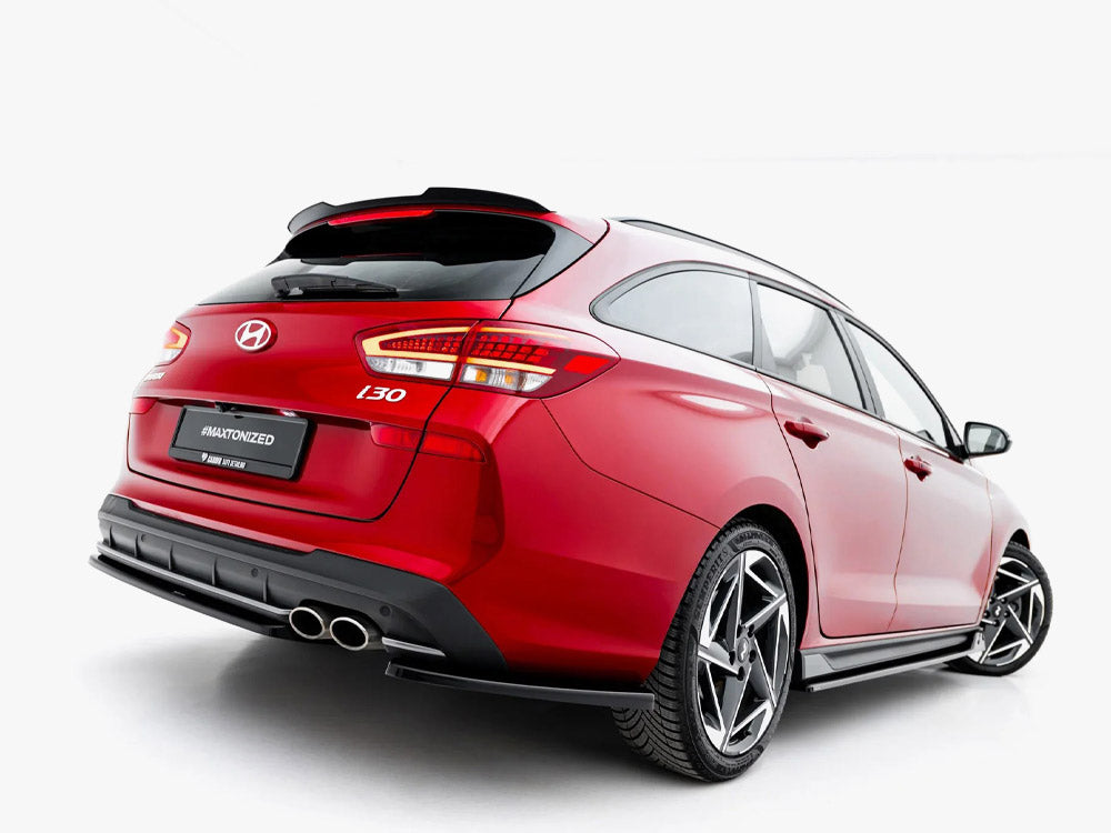 Rear Side Splitters V.1 compatible with Hyundai i30 N Line Wagon Mk3 Facelift
