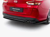 Rear Side Splitters V.1 compatible with Hyundai i30 N Line Wagon Mk3 Facelift