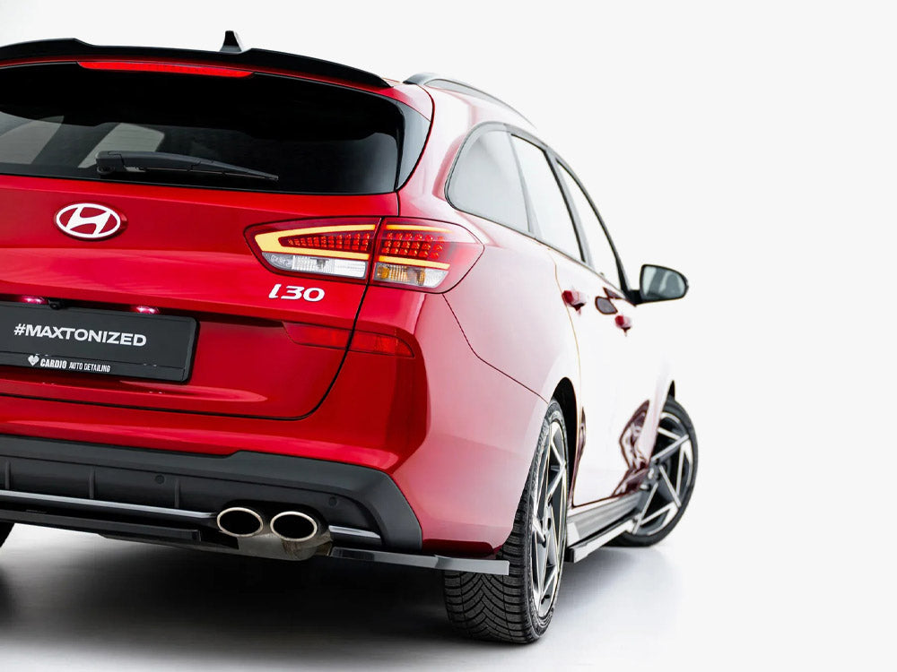 Rear Side Splitters V.2 compatible with Hyundai i30 N Line Wagon Mk3 Facelift