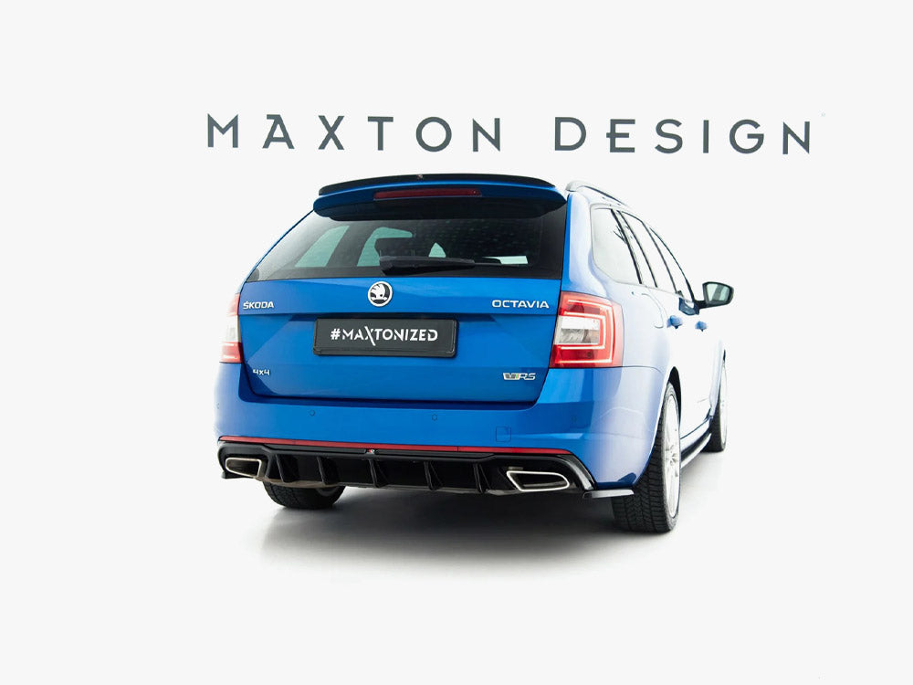 Rear Side Splitters V.2 compatible with Skoda Octavia RS Mk3 / Mk3 Facelift Hatchback / Estate
