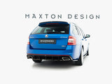 Rear Side Splitters V.2 compatible with Skoda Octavia RS Mk3 / Mk3 Facelift Hatchback / Estate
