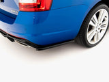 Rear Side Splitters V.2 compatible with Skoda Octavia RS Mk3 / Mk3 Facelift Hatchback / Estate